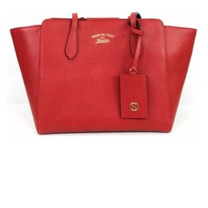 Gucci Swing Bag Leather Tote